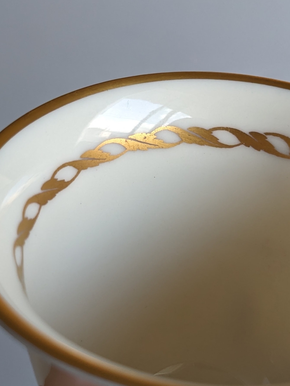 Vintage Franciscan Del Monte Demitasse Espresso Cups Set of 2 Gold Band USA - Picture 6 of 11